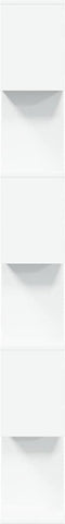 vidaXL - Kamerscherm - / - boekenkast - 6-laags - 70x24x193 - cm - bewerkt - hout - wit