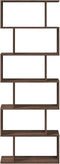 vidaXL - Kamerscherm - / - boekenkast - 6-laags - 70x24x193 - cm - hout - bruin - eiken