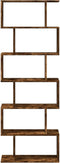 vidaXL - Kamerscherm - / - boekenkast - 6-laags - 70x24x193 - cm - hout - gerookt - eik