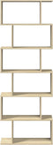 vidaXL - Kamerscherm - / - boekenkast - 6-laags - 70x24x193 - cm - hout - sonoma - eiken