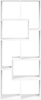 vidaXL - Kamerscherm - / - boekenkast - 67x25x161,5 - cm - bewerkt - hout - wit