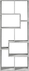 vidaXL - Kamerscherm - / - boekenkast - 67x25x161,5 - cm - bewerkt - hout - betongrijs