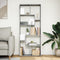 vidaXL - Kamerscherm - / - boekenkast - 67x25x161,5 - cm - bewerkt - hout - betongrijs