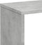 vidaXL - Kamerscherm - / - boekenkast - 67x25x161,5 - cm - bewerkt - hout - betongrijs