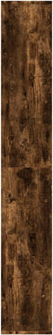 vidaXL - Kamerscherm - / - boekenkast - 67x25x161,5 - cm - hout - gerookt - eiken