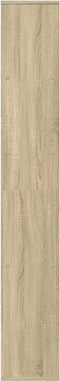 vidaXL - Kamerscherm - / - boekenkast - 67x25x161,5 - cm - hout - sonoma - eikenkleur