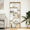 vidaXL - Kamerscherm - / - boekenkast - 67x25x161,5 - cm - hout - sonoma - eikenkleur