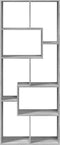 vidaXL - Kamerscherm - / - boekenkast - 67x25x161,5 - cm - hout - grijs - sonoma - eiken