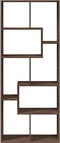 vidaXL - Kamerscherm - / - boekenkast - 67x25x161,5 - cm - hout - bruin - eikenkleur