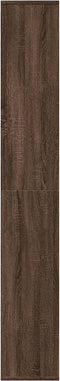 vidaXL - Kamerscherm - / - boekenkast - 67x25x161,5 - cm - hout - bruin - eikenkleur