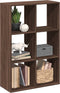 vidaXL - Kamerscherm - / - boekenkast - 69,5x29x103,5 - cm - hout - bruin - eikenkleur