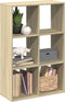 vidaXL - Kamerscherm - / - boekenkast - 69,5x29x103,5 - cm - hout - sonoma - eiken