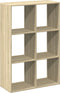 vidaXL - Kamerscherm - / - boekenkast - 69,5x29x103,5 - cm - hout - sonoma - eiken