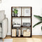 vidaXL - Kamerscherm - / - boekenkast - 69,5x29x103,5 - cm - hout - gerookt - eiken