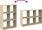 vidaXL - Kamerscherm - / - boekenkast - 69,5x29x103,5 - cm - hout - sonoma - eiken