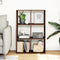 vidaXL - Kamerscherm - / - boekenkast - 69,5x29x103,5 - cm - hout - bruin - eikenkleur