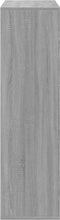 vidaXL - Kamerscherm - / - boekenkast - 69,5x29x103,5 - cm - hout - grijs - sonoma