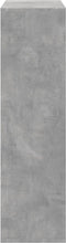 vidaXL - Kamerscherm - / - boekenkast - 69,5x29x103,5 - cm - hout - betongrijs