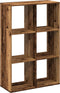 vidaXL - Kamerscherm - / - boekenkast - 69,5x29x103,5 - cm - hout - oud - houtkleurig