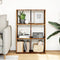vidaXL - Kamerscherm - / - boekenkast - 69,5x29x103,5 - cm - hout - oud - houtkleurig