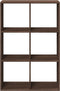 vidaXL - Kamerscherm - / - boekenkast - 69,5x29x103,5 - cm - hout - bruin - eikenkleur