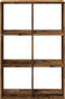 vidaXL - Kamerscherm - / - boekenkast - 69,5x29x103,5 - cm - hout - oud - houtkleurig