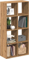 vidaXL - Kamerscherm - / - boekenkast - 69,5x29x137,5 - cm - hout - artisanaal - eiken