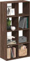 vidaXL - Kamerscherm - / - boekenkast - 69,5x29x137,5 - cm - hout - bruin - eikenkleur
