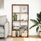 vidaXL - Kamerscherm - / - boekenkast - 69,5x29x137,5 - cm - hout - oud - houtkleur