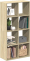 vidaXL - Kamerscherm - / - boekenkast - 69,5x29x137,5 - cm - hout - sonoma - eiken