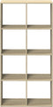 vidaXL - Kamerscherm - / - boekenkast - 69,5x29x137,5 - cm - hout - sonoma - eiken