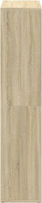 vidaXL - Kamerscherm - / - boekenkast - 69,5x29x137,5 - cm - hout - sonoma - eiken