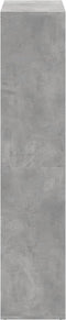 vidaXL - Kamerscherm - / - boekenkast - 69,5x29x137,5 - cm - hout - betongrijs