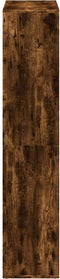 vidaXL - Kamerscherm - / - boekenkast - 69,5x29x137,5 - cm - hout - gerookt - eiken
