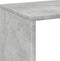 vidaXL - Kamerscherm - / - boekenkast - 69,5x29x137,5 - cm - hout - betongrijs