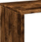 vidaXL - Kamerscherm - / - boekenkast - 69,5x29x137,5 - cm - hout - gerookt - eiken