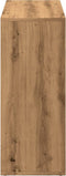vidaXL - Kamerscherm - / - boekenkast - 69,5x29x69,5 - cm - hout - artisanaal - eiken