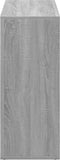 vidaXL - Kamerscherm - / - boekenkast - 69,5x29x69,5 - cm - hout - grijs - sonoma