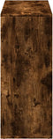 vidaXL - Kamerscherm - / - boekenkast - 69,5x29x69,5 - cm - hout - gerookt - eiken