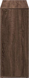 vidaXL - Kamerscherm - / - boekenkast - 69,5x29x69,5 - cm - hout - bruin - eikenkleur
