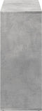 vidaXL - Kamerscherm - / - boekenkast - 69,5x29x69,5 - cm - hout - betongrijs