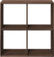 vidaXL - Kamerscherm - / - boekenkast - 69,5x29x69,5 - cm - hout - bruin - eikenkleur