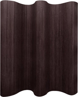 vidaXL - Kamerscherm - donkerbruin - bamboe - 250x165 - cm