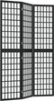 vidaXL - Kamerscherm - inklapbaar - 3 - panelen - Japanse - stijl - 120x170 - cm - zwart