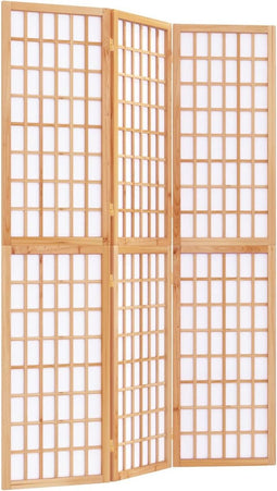 vidaXL - Kamerscherm - inklapbaar - 3 - panelen - Japanse - stijl - 120x170 - cm