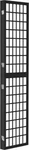 vidaXL - Kamerscherm - inklapbaar - 3 - panelen - Japanse - stijl - 120x170 - cm - zwart