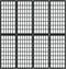 vidaXL - Kamerscherm - inklapbaar - 4 - panelen - Japanse - stijl - 160x170 - cm - zwart