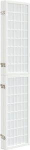 vidaXL - Kamerscherm - inklapbaar - 4 - panelen - Japanse - stijl - 160x170 - cm - wit