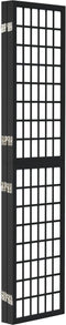 vidaXL - Kamerscherm - inklapbaar - 4 - panelen - Japanse - stijl - 160x170 - cm - zwart