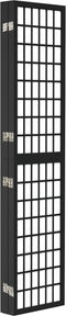 vidaXL - Kamerscherm - inklapbaar - 5 - panelen - Japanse - stijl - 200x170 - cm - zwart